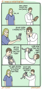 veterinarian cartoon